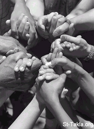 St-Takla.org         Image: Helping Hands to a better life صورة: أيدي مساعدة.. معا لحياة أفضل